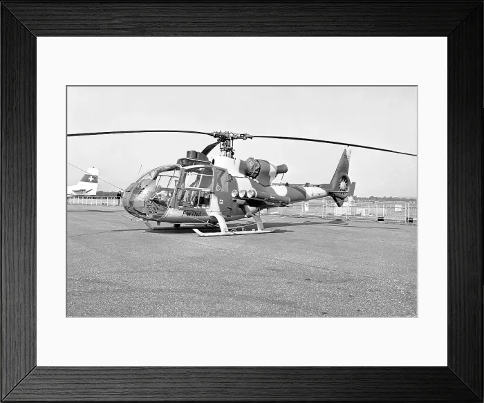 Framed Print : Aerospatiale SA. 342J Gazelle F-WTNA Framed Print : Aerospatiale SA. 342J Gazelle F-WTNA