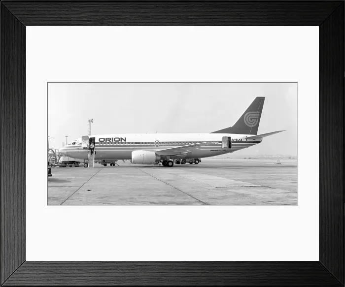 Framed Print : Boeing 737-3T5 G-BLKB Framed Print : Boeing 737-3T5 G-BLKB