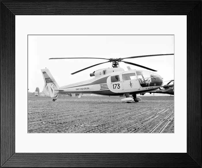 Framed Print : Aerospatiale SA. 360 Dauphin F-WSQL Framed Print : Aerospatiale SA. 360 Dauphin F-WSQL