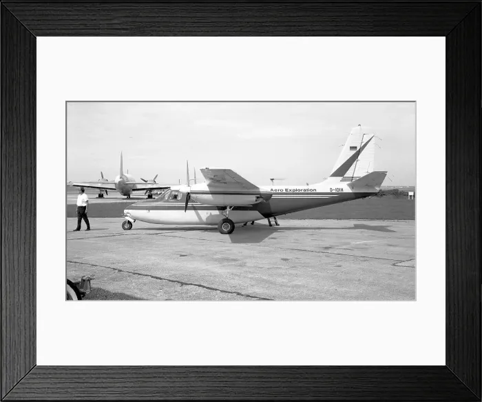 Framed Print : Aero Commander 680 D-IDIH Framed Print : Aero Commander 680 D-IDIH