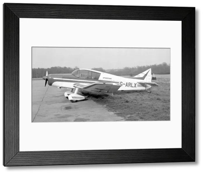 Framed Print : SAN Jodel D. 140 Mousquetaire G-ARLX Framed Print : SAN Jodel D. 140 Mousquetaire G-ARLX