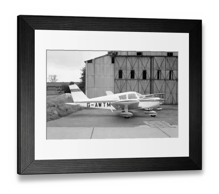 Framed Print : Piper PA-28 Cherokee G-AWTM Framed Print : Piper PA-28 Cherokee G-AWTM