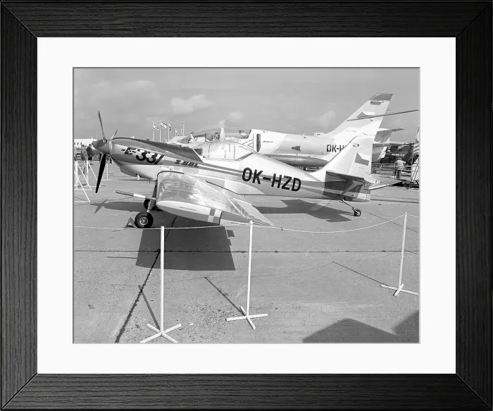 Framed Print : Zlin Z. 50LA OK-HZD Framed Print : Zlin Z. 50LA OK-HZD