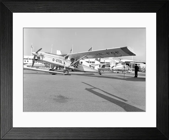 Framed Print : Pilatus PC-6 Turbo-Porter HB-FGE Framed Print : Pilatus PC-6 Turbo-Porter HB-FGE