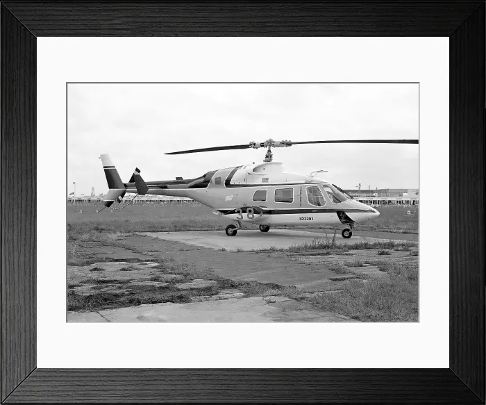Framed Print : Bell 222 N222BX Framed Print : Bell 222 N222BX