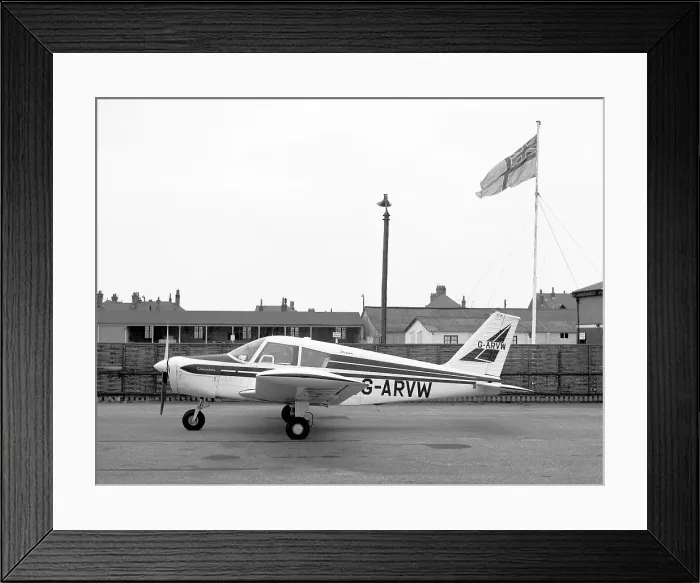 Framed Print : Piper PA-28-160 Cherokee G-ARVW Framed Print : Piper PA-28-160 Cherokee G-ARVW