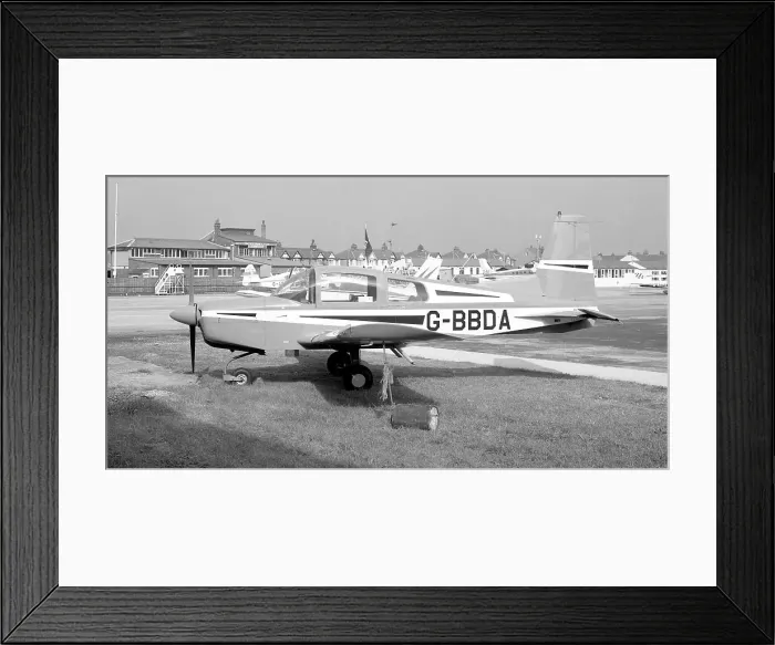 Framed Print : Grumman American AA-5 Traveller G-BBDA Framed Print : Grumman American AA-5 Traveller G-BBDA