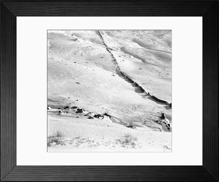 Framed Print : Snow covered mountains and hills Framed Print : Snow covered mountains and hills