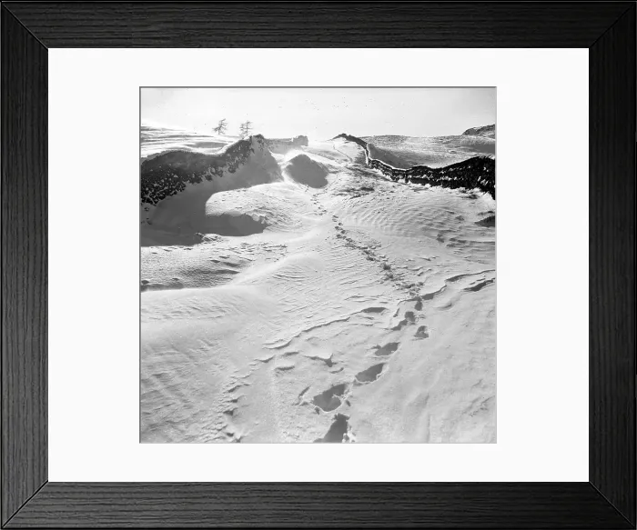 Framed Print : Snow covered mountains and hills Framed Print : Snow covered mountains and hills