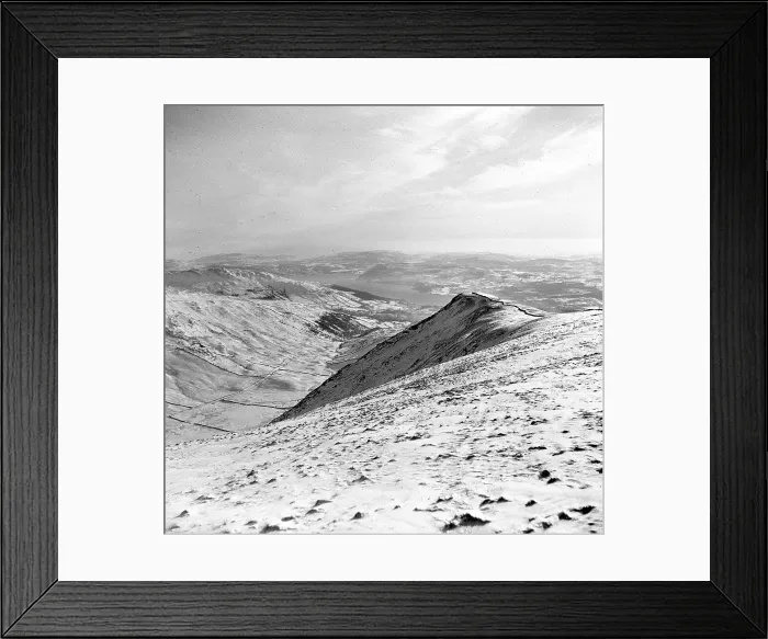 Framed Print : Snow covered mountains and hills Framed Print : Snow covered mountains and hills
