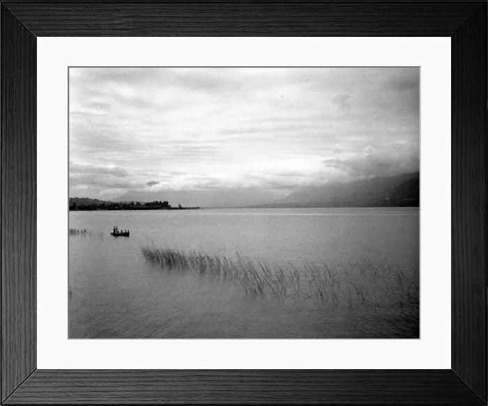 Framed Print : Unknown French mountain lake Framed Print : Unknown French mountain lake