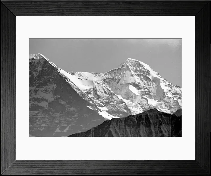 Framed Print : Mountain view in the Alps Framed Print : Mountain view in the Alps