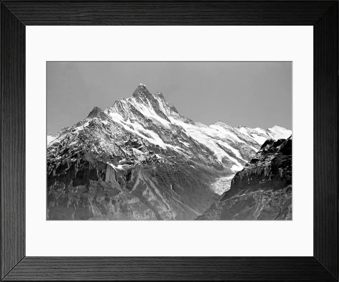 Framed Print : Mountain view in the Alps Framed Print : Mountain view in the Alps
