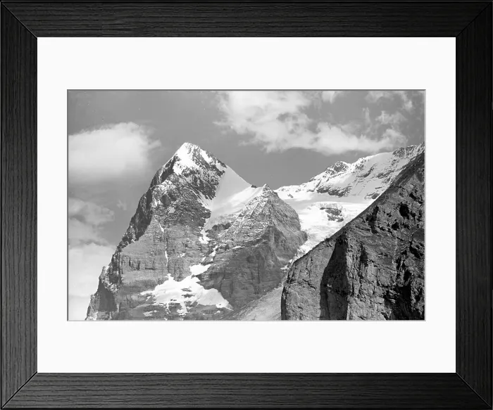 Framed Print : Mountain view in the Alps Framed Print : Mountain view in the Alps
