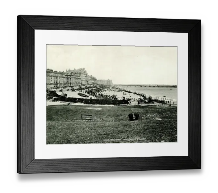 Framed Print : Eastbourne from Wish Tower - Eastbourne, Sussex Framed Print : Eastbourne from Wish Tower - Eastbourne, Sussex