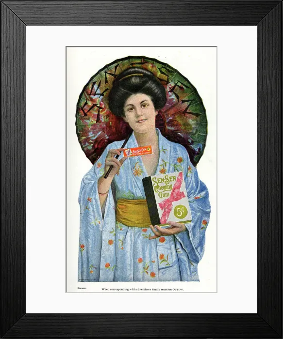 Framed Print : Advert for Sen-Sen Chewing Gum Framed Print : Advert for Sen-Sen Chewing Gum