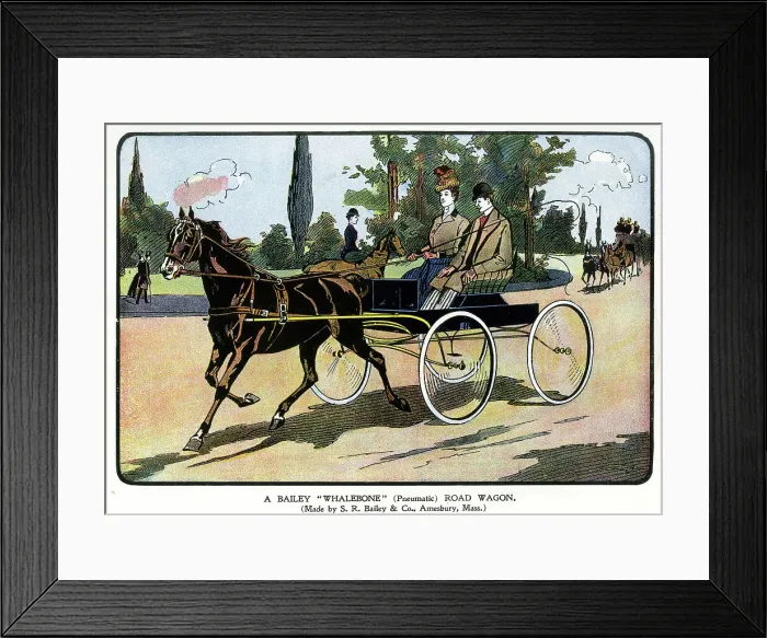 Framed Print : Advert, Bailey Whalebone Pneumatic Road Wagon Framed Print : Advert, Bailey Whalebone Pneumatic Road Wagon