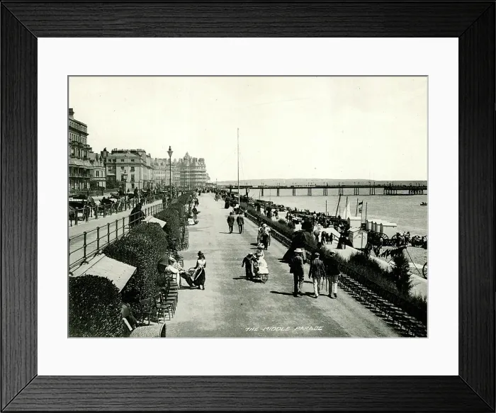 Framed Print : The Middle Parade - Eastbourne, Sussex Framed Print : The Middle Parade - Eastbourne, Sussex