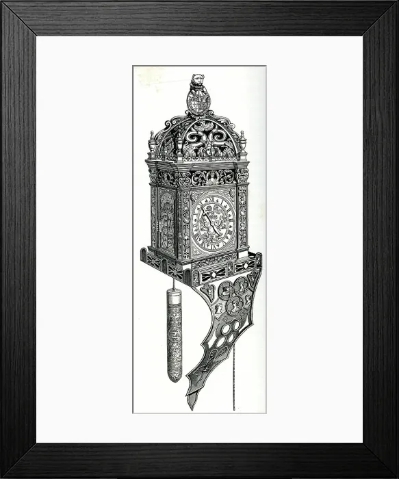 Framed Print : Clock given by King Henry VIII to Anne Boleyn Framed Print : Clock given by King Henry VIII to Anne Boleyn
