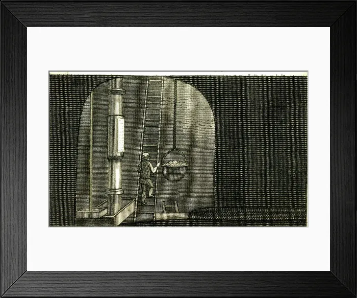Framed Print : Scene in a Cornish tin mine Framed Print : Scene in a Cornish tin mine