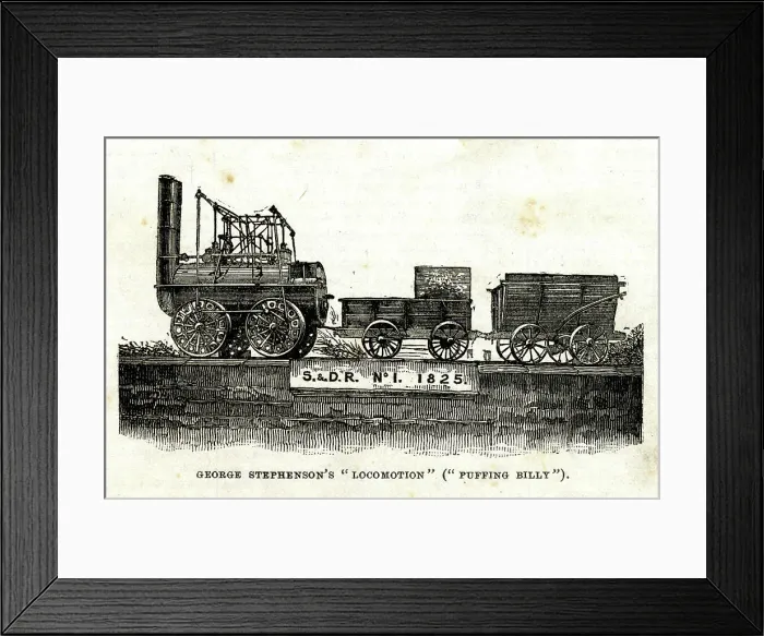 Framed Print : George Stephenson's Locomotion aka Puffing Billy Framed Print : George Stephenson's Locomotion aka Puffing Billy
