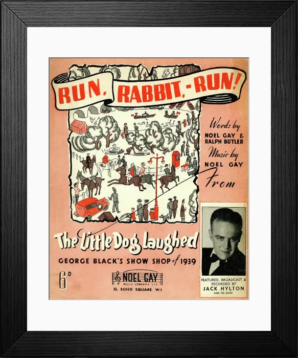 Framed Print : Music cover, Run, Rabbit, Run Framed Print : Music cover, Run, Rabbit, Run