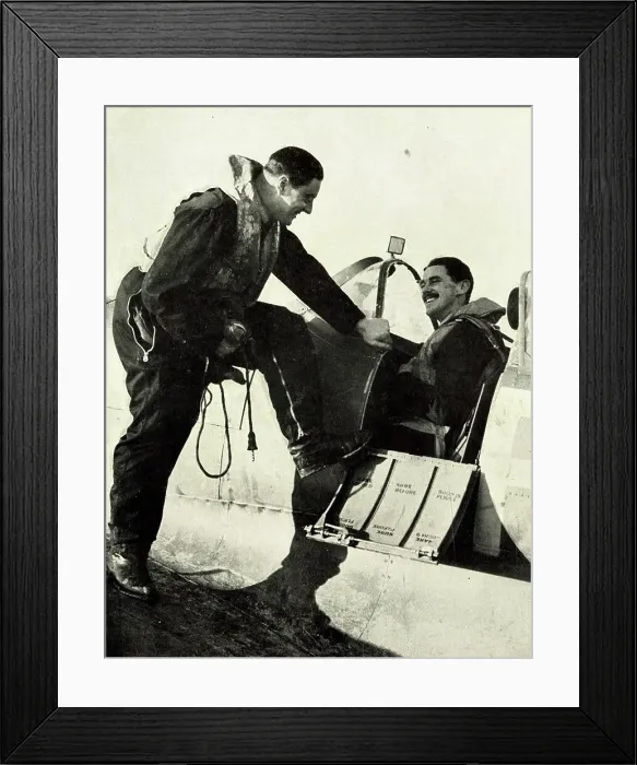 Framed Print : Flight Lt H. M. Stephen, Squadron Leader J. C. Mungo-Park Framed Print : Flight Lt H. M. Stephen, Squadron Leader J. C. Mungo-Park