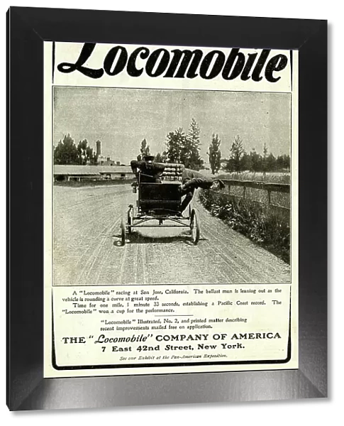 Advert for The Locomobile Company of America