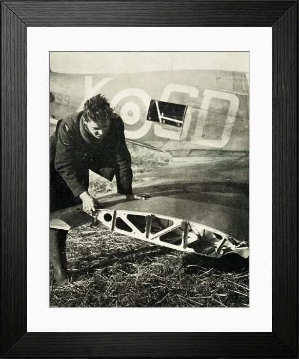 Framed Print : Royal Air Force Pilot Officer K. W. MacKenzie, DFC Framed Print : Royal Air Force Pilot Officer K. W. MacKenzie, DFC