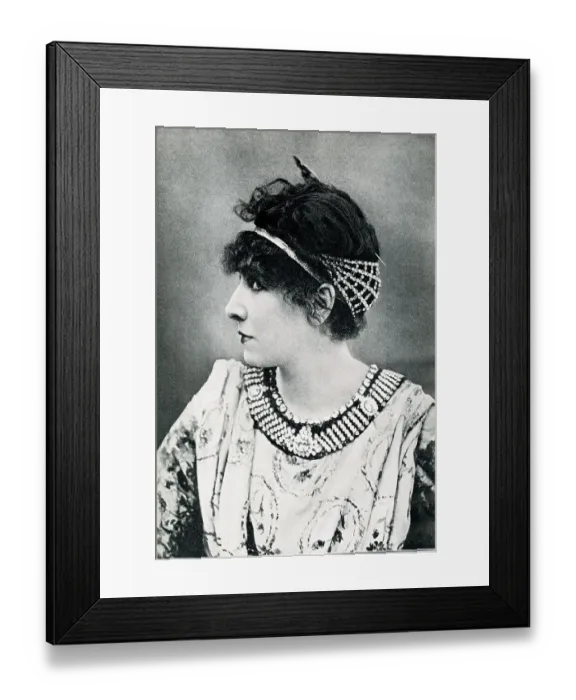 Framed Print : Sarah Bernhardt, French actress, as Theodora Framed Print : Sarah Bernhardt, French actress, as Theodora
