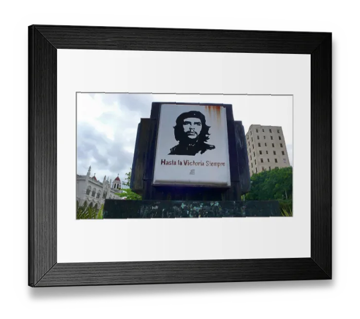 Framed Print : Che Guevara billboard, Havana, Cuba Framed Print : Che Guevara billboard, Havana, Cuba