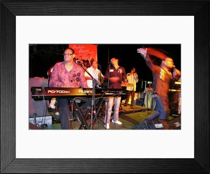 Framed Print : Salsa band on stage, Havana, Cuba Framed Print : Salsa band on stage, Havana, Cuba