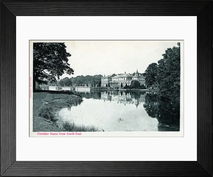 Framed Print : Clumber House nr. Worksop, Nottinghamshire Framed Print : Clumber House nr. Worksop, Nottinghamshire