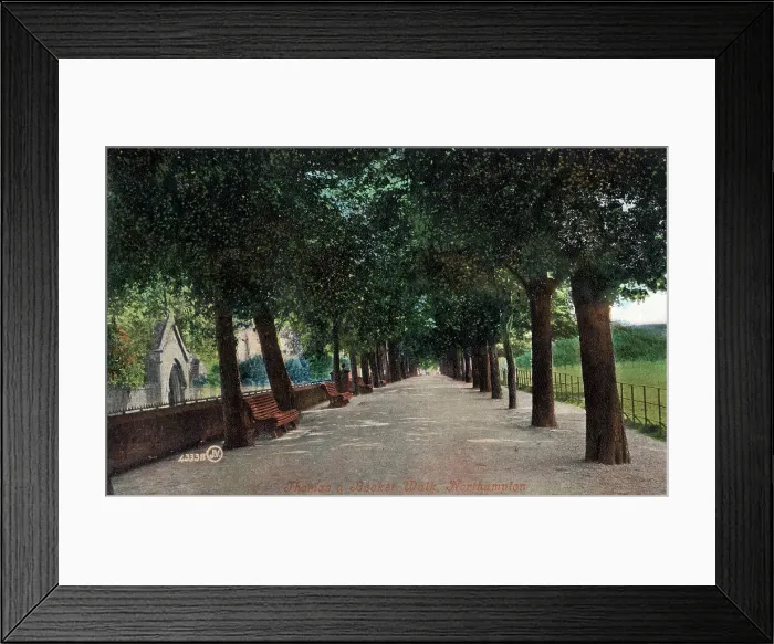 Framed Print : Thomas a Becket Walk, Northampton Framed Print : Thomas a Becket Walk, Northampton