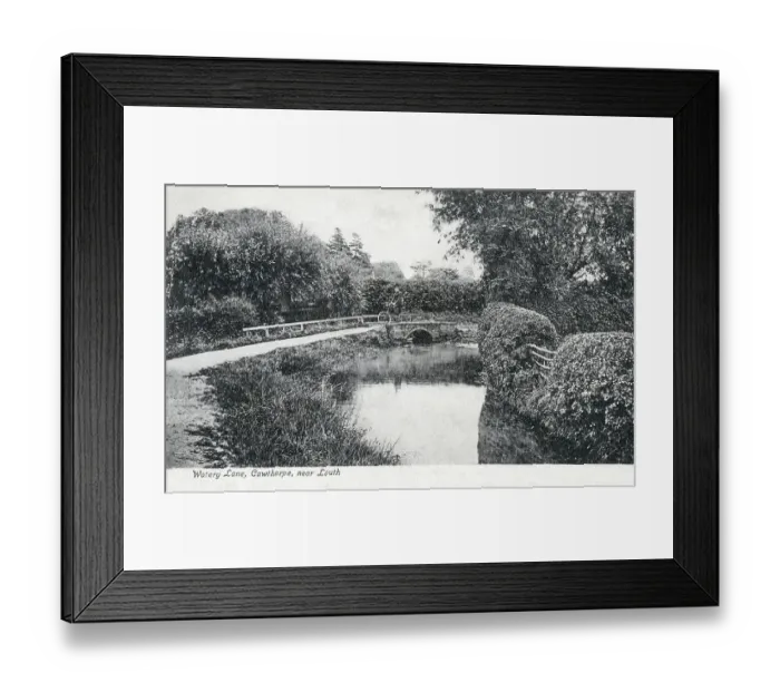Framed Print : Watery Lane, Cawthorpe, near Louth, Lincolnshire Framed Print : Watery Lane, Cawthorpe, near Louth, Lincolnshire