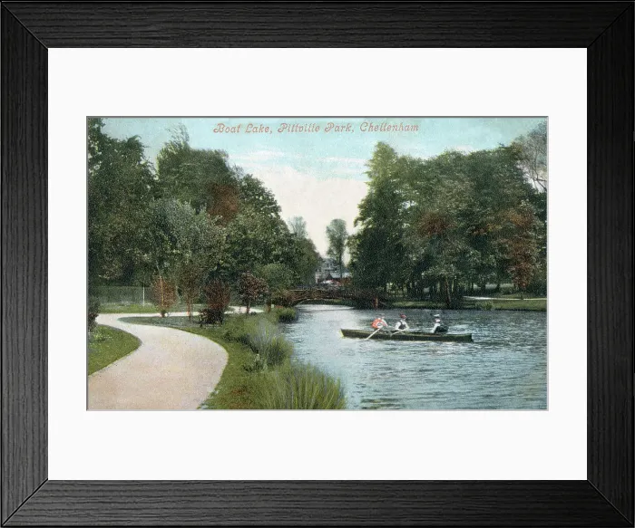 Framed Print : Boat Lake, Pittville Park, Cheltenham, Gloucestershire Framed Print : Boat Lake, Pittville Park, Cheltenham, Gloucestershire