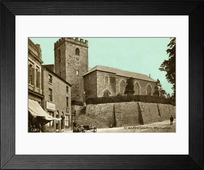Framed Print : St. Mary's Church, Welshpool, Wales Framed Print : St. Mary's Church, Welshpool, Wales