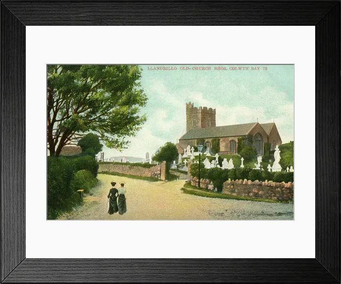 Framed Print : Llandrillo - Old Church, Rhos on Sea, Colwyn Bay, Wales Framed Print : Llandrillo - Old Church, Rhos on Sea, Colwyn Bay, Wales