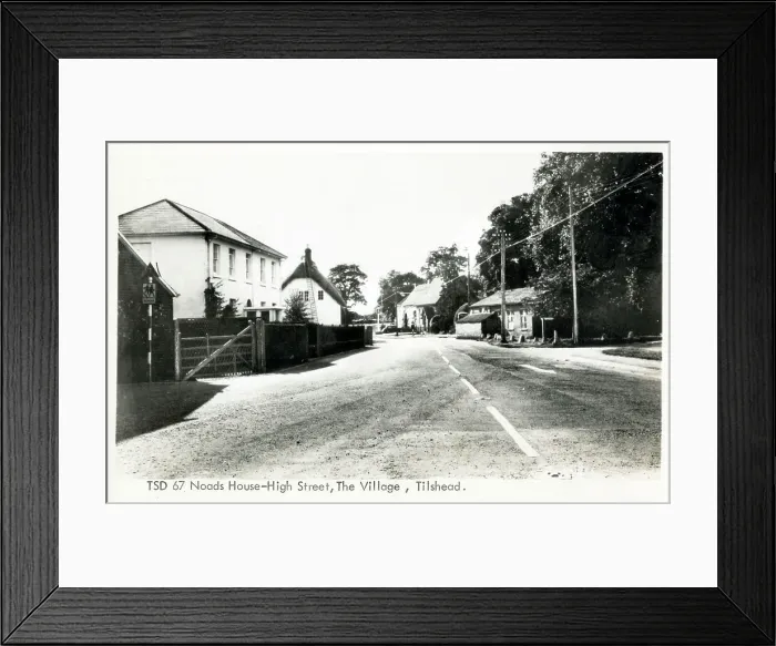 Framed Print : Noads House - High Street, The Village, Tilshead Framed Print : Noads House - High Street, The Village, Tilshead