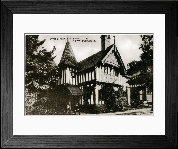 Framed Print : Swiss Chalet, Park Road, Port Sunlight Framed Print : Swiss Chalet, Park Road, Port Sunlight