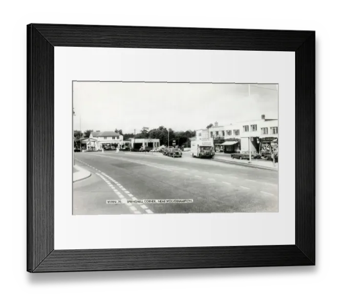 Framed Print : Springhill Corner, near Wolverhampton, West Midlands Framed Print : Springhill Corner, near Wolverhampton, West Midlands