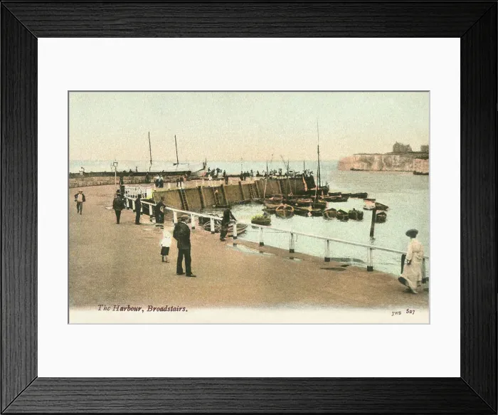 Framed Print : The Harbour, Broadstairs Framed Print : The Harbour, Broadstairs