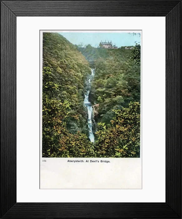 Framed Print : Aberystwyth, Wales - at Devil's Bridge Framed Print : Aberystwyth, Wales - at Devil's Bridge