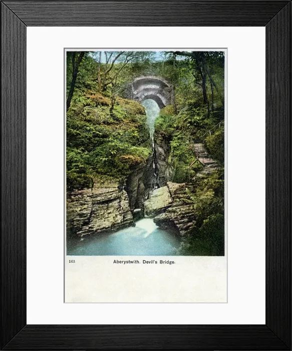 Framed Print : Aberystwyth, Wales - Devil's Bridge Framed Print : Aberystwyth, Wales - Devil's Bridge
