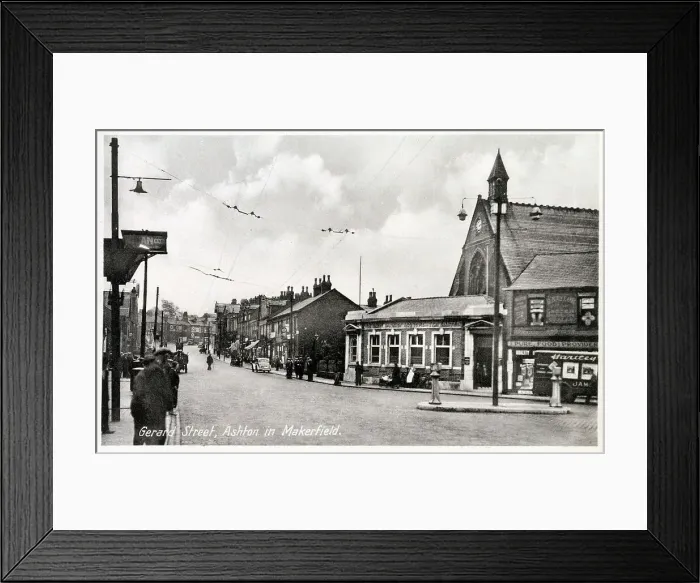 Framed Print : Gerard Street, Ashton-in-Makerfield, Lancashire Framed Print : Gerard Street, Ashton-in-Makerfield, Lancashire