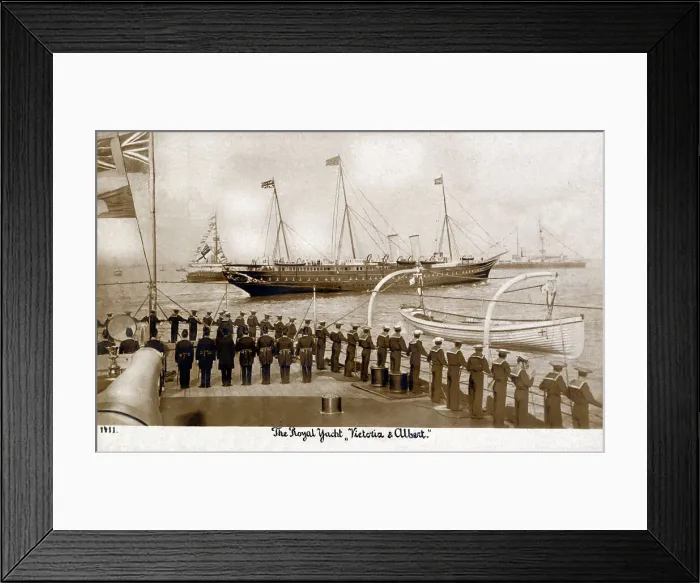 Framed Print : The Royal Yacht Victoria and Albert at Southport Framed Print : The Royal Yacht Victoria and Albert at Southport