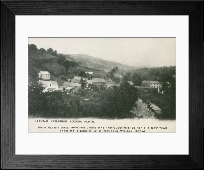 Framed Print : Llanfair Caereinion - Looking North Framed Print : Llanfair Caereinion - Looking North