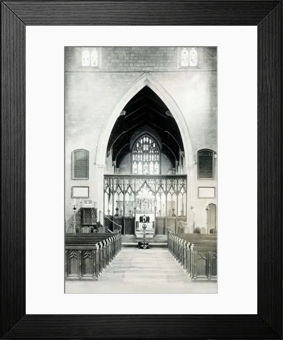 Framed Print : Interior of St Mary's Church, Swineshead Framed Print : Interior of St Mary's Church, Swineshead