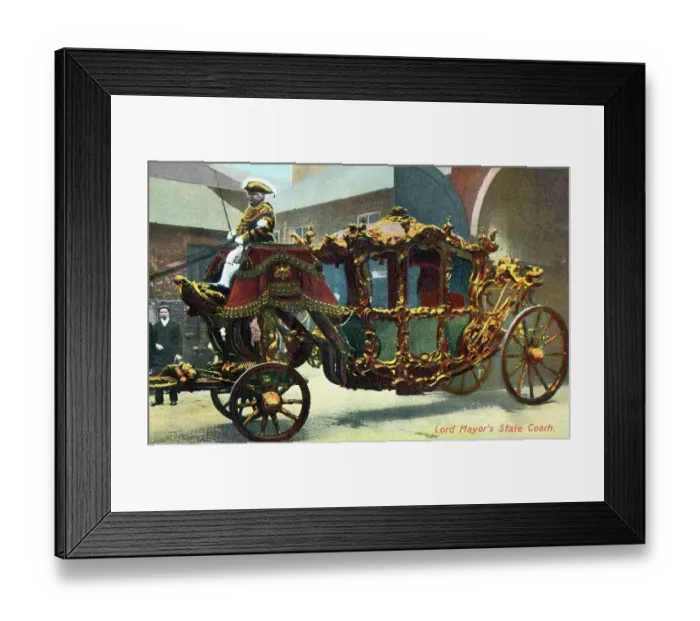 Framed Print : The Lord Mayor of London's State Coach Framed Print : The Lord Mayor of London's State Coach