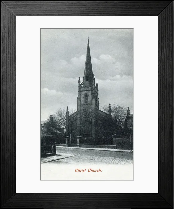Framed Print : Christ Church, Normanton Road, Derby, Derbyshire Framed Print : Christ Church, Normanton Road, Derby, Derbyshire